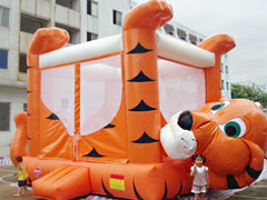 Funny Inflatable Tiger Bouncer 