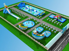 <b>Inflatable Equipment Water Slide Park YT-WP022</b>