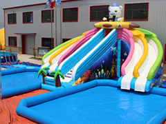 <b>Giant Inflatable Water Slide Park YT-WP010</b>