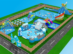 <b>Inflatable Water Park With Pool YT-WP020</b>